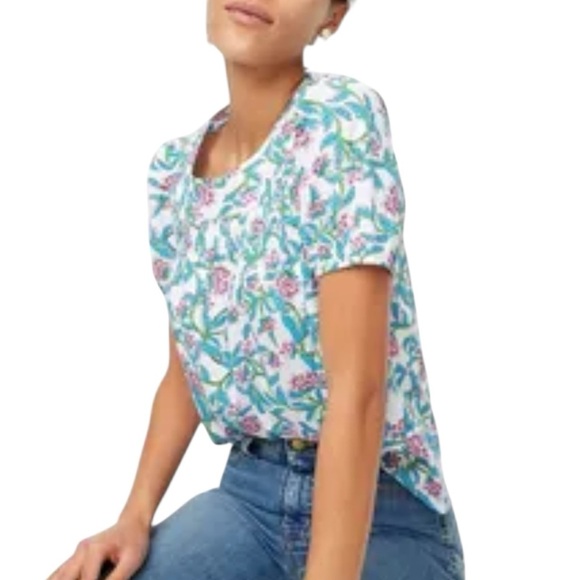 J Crew Floral Blouse - Picture 1 of 6